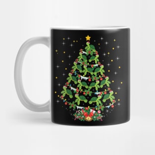 Sea Turtles Lover Xmas With Sea Turtle Christmas Tree Funny Design Mug